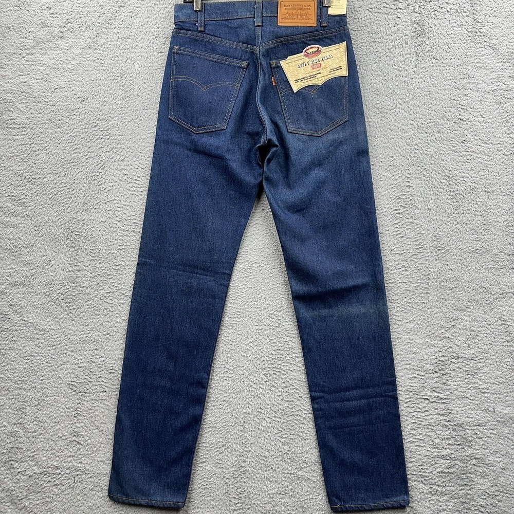 Vintage Levis 40505 0215 Jeans Mens 29x34 Blue Regular Orange Tab 80s USA